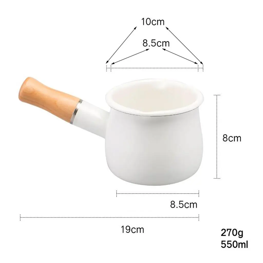 Pan SaucepanEnamel for Camping 6