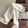 Corduroy Casual Pants Men 2024 Spring Autumn New Style American Loose-Fit Wide-Leg Sweatpants Skin Sense Straight-Leg Pants