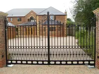 Custom High Quality Cast Iron Gates Iron Gate Lock Iron Gate Design 2