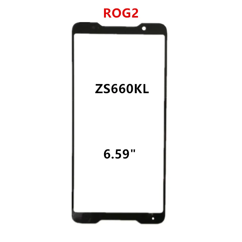 Touch Screen Asus ROG Phone 6 Pro 5 5S 3 2 1 ZS673KS ZS676KS ZS661KS ZS660KL LCD Display Front Glass Outer Panel +OCA Glue
