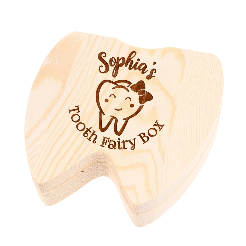 Girl Tooth Fairy Box Custom Name Tooth Box Personalized Tooth Fairy Box Baby Tooth Box Tooth Fairy Spanish Keepsake Box m personalized tooth fairy storage box custom child s name engraved in wood tooth box keepsake for baby teeth unisex