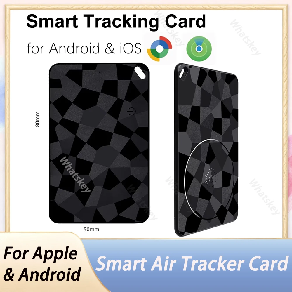 Rechargeable Dual System Smart Wallet Tracker with App Integration