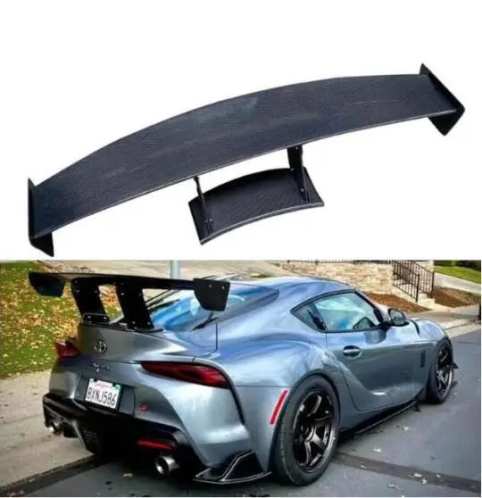 

Real Forging Carbon Fiber / FRP Car Rear Wing Trunk Lip Spoiler For Toyota Supra A90 2019 2020 2021 2022 2023
