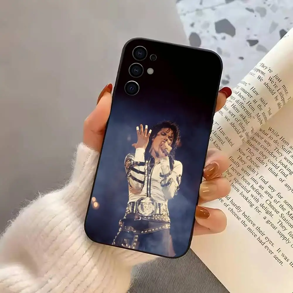 Michael Jackson Black Silicone Soft Phone Case