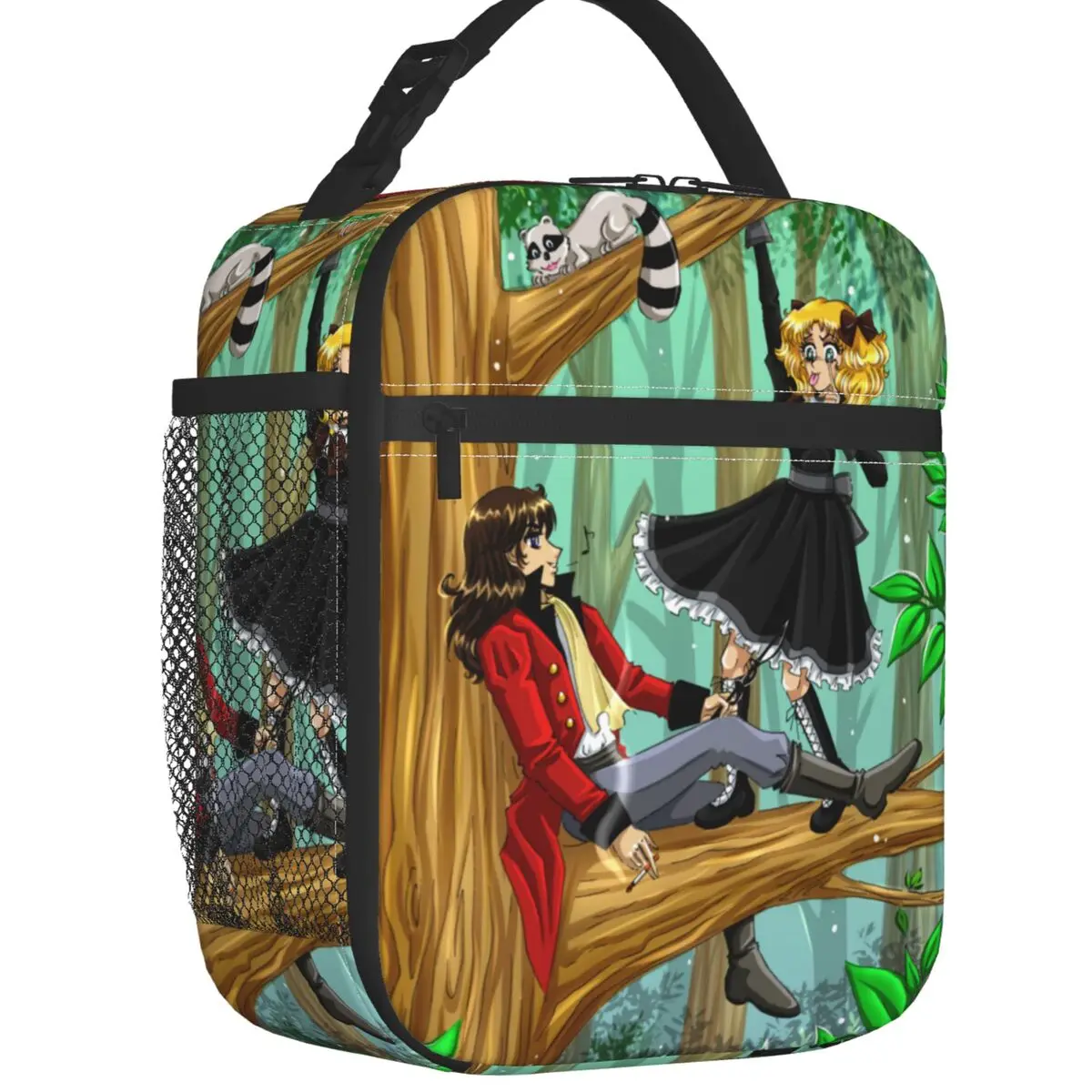 

Candy Candy Insulated Lunch Bag for Women Leakproof Anime Manga Cartoon Girl Cooler Thermal Bento Box Office Work School