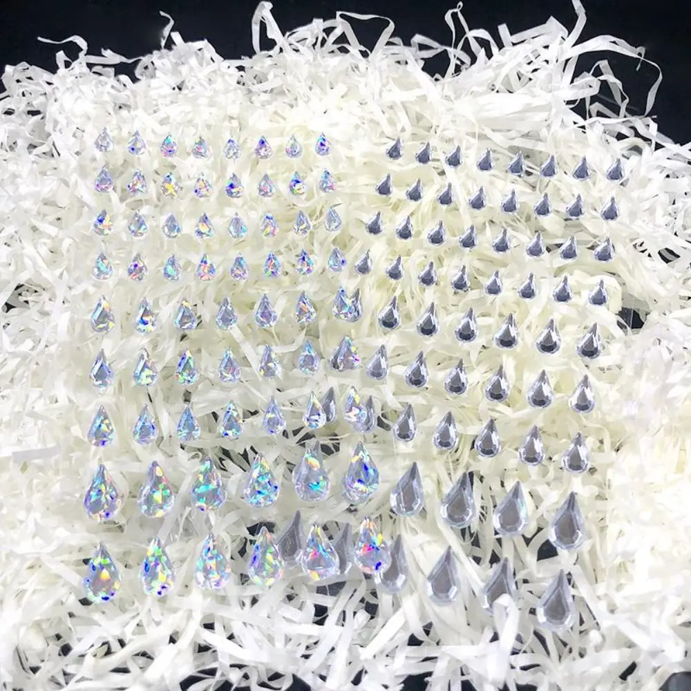 

Украшения, алмазные Временные татуировки, подводка для глаз, бриллиантовые наклейки, Водные капли, наклейки, лицо, тело, цветные бриллианты