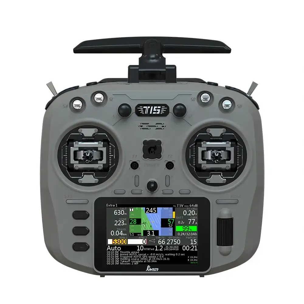 Gros plan sur le drone FPV Micro ELRS 2.4G Hall montrant les détails du châssis et de l'électronique, gage de performances et précision.