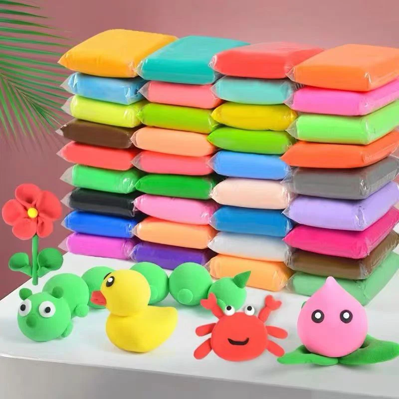 Air Dry Plasticine Modeling Clay Educational 5D Toy For Children Gift Play  Dough Colorful Light Clay Safe Toy Gift for Kids - AliExpress