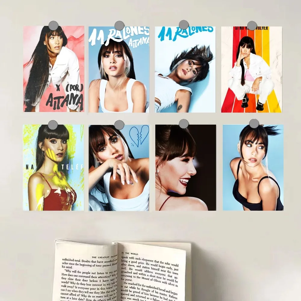 

Singer Aitana Ocana Poster Canvas HD Print Personalized Wall Art Custom Painting