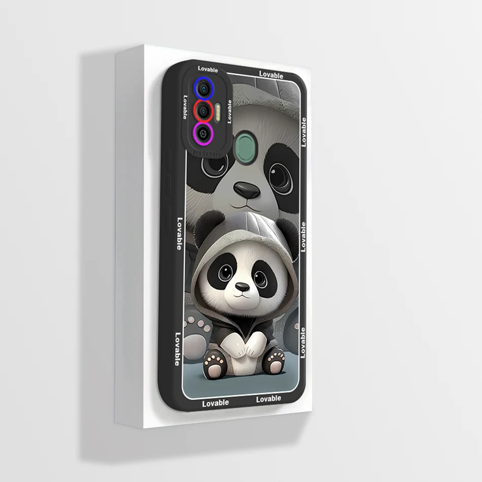 Cute Cartoon Flowers Silicone Phone Case - Soft Back Cover