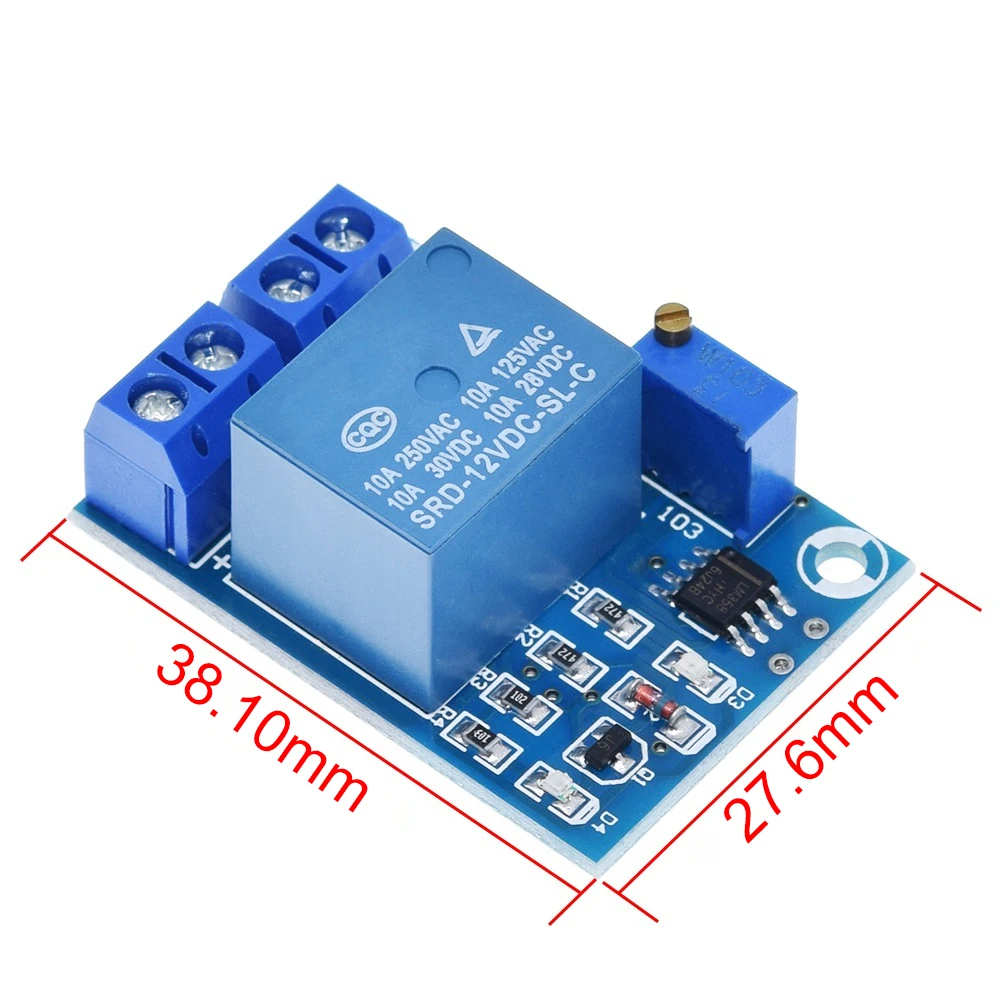 DC 12V Batterie-Unterspannungs- und Niederspannungs-Abschaltmodul mit Automatischer Wiederholschaltung, Ladekontroller und Schutzplatine – Detail 5