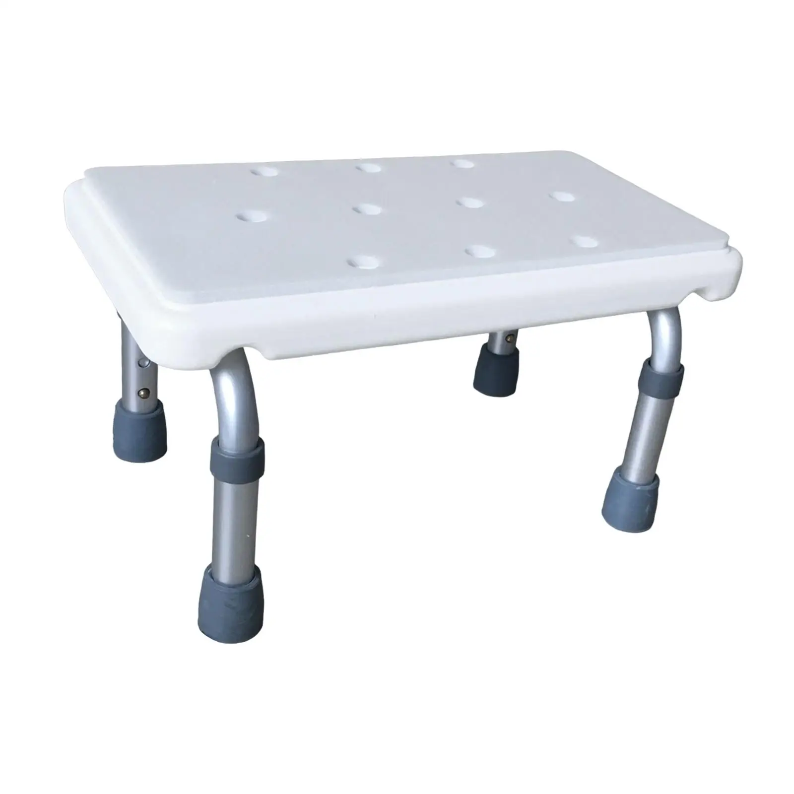 Shower Stool Adjustable Bathroom Step Stool for Bedside Apartment Kithchen