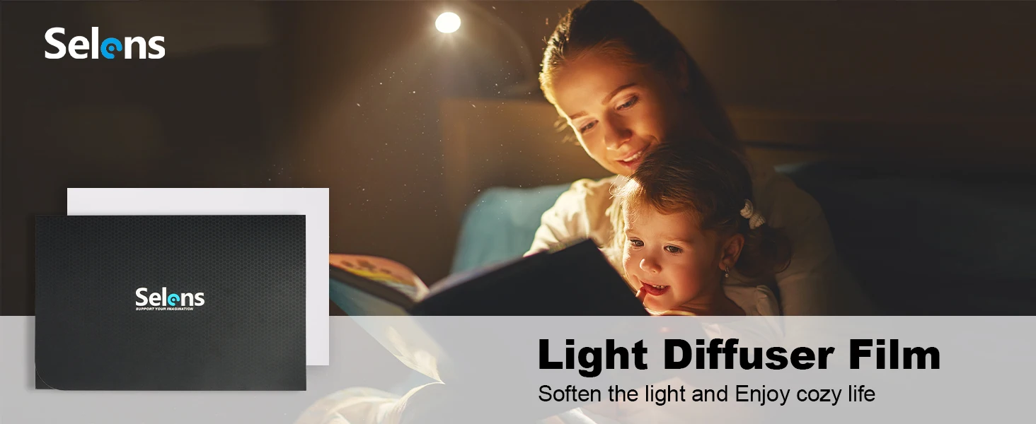 3/6Pcs Adhesive-Backed Diffusion Gel Adhesive Light Diffuser Sticky Diffusion 20