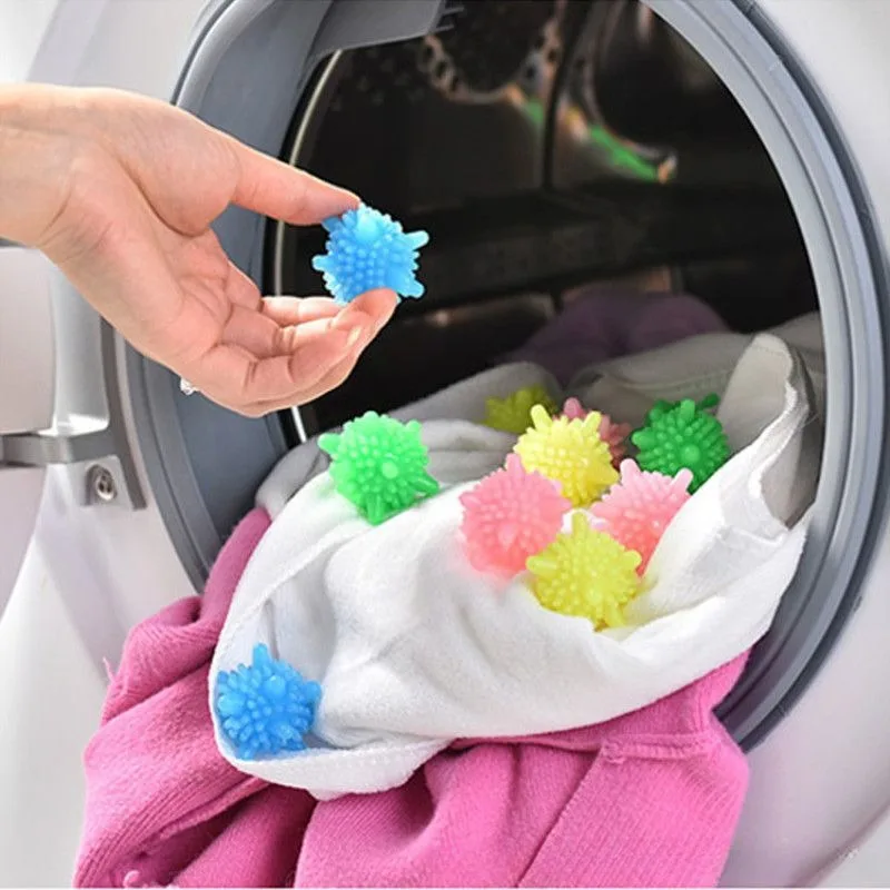 

10pcs Multicolor Decontamination Laundry Ball Anti-Tangle Washing Machine Cleaning Household Supplies