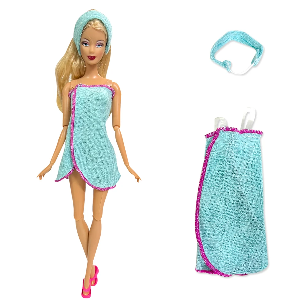 NK Mix Style Fashion Swimwear For Barbie Doll Clothes Bathrobe Summer Dress Beach Cool Dress Bikini Party Dolls Accessories JJ