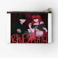 Kets4Eki Asteria Rave2Death  Zipper Pouches Money Underwear Key Men Panties Women Socks Packaging Bag Pure Small Pocket Wallet 1