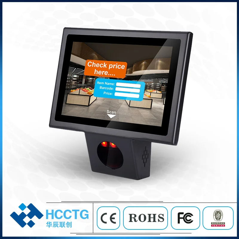 

Supermarket 10.1 Inch Touch Screen Self-service Price Checker Windows Price Checker with 2D Scanner HPC10A