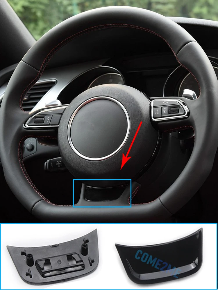 For Audi A3 Sport Steering Wheel Trims A4 A5 A6 A7 Q3 Q5 Q7 Steering Wheel Acces