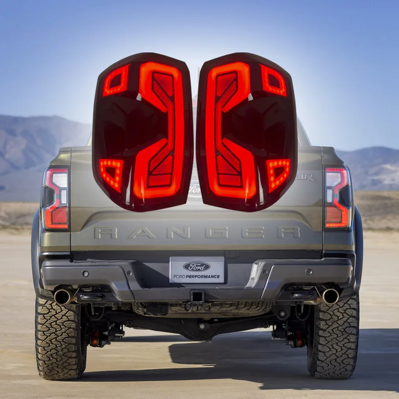 

Задний фонарь для автомобиля, задний фонарь для Ford Ranger T9 XLT SPORT Wildtrak Raptor, задний фонарь + Динамический сигнал поворота + задний + стоп-сигнал