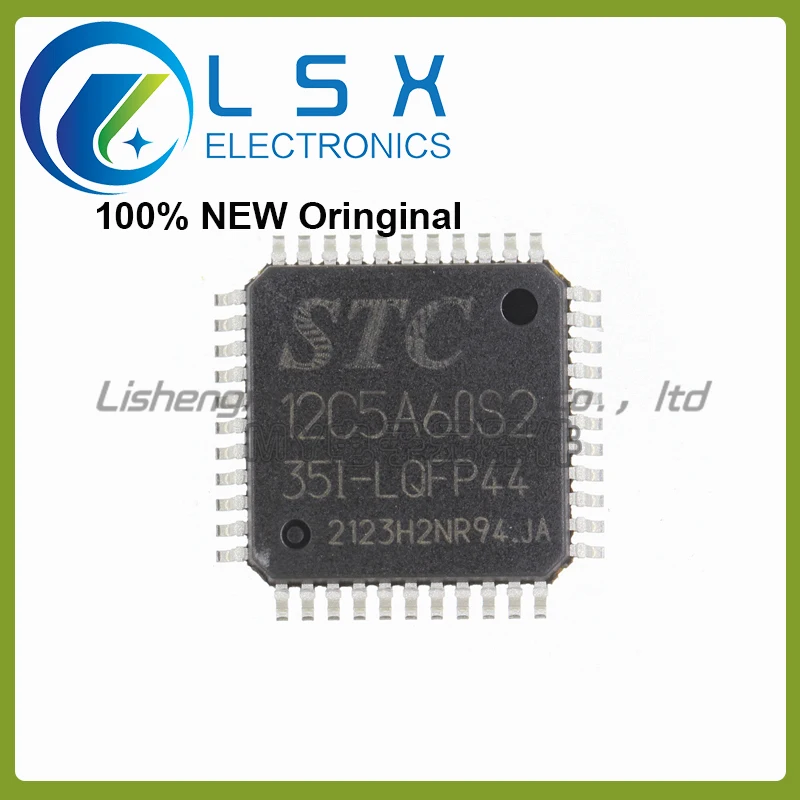 

New/5pcs STC12C5A60S2-35I-LQFP44G New and original STC Single chip microcomputer STC12C5A60S2 Integrated circuit IC chips