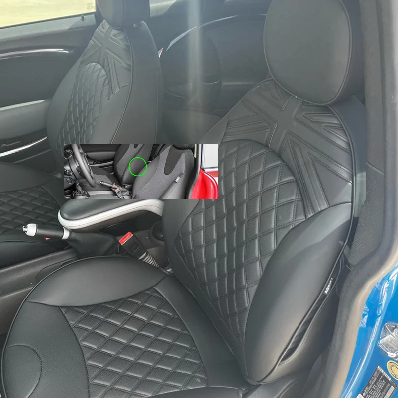 Coprisedili Auto Per Mini Cooper 9 Pezzi - In Pelle, Impermeabili, Traspiranti | Per Hatch E Cabrio