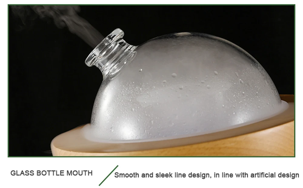 Aroma Diffuser With Essential Oil Atomiser And 7 Colour Lights_voghion.com