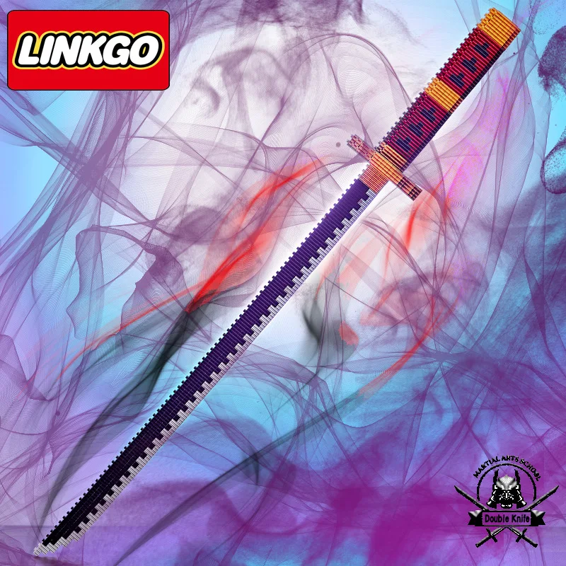 Cartoon Sword Micro Particles Connecting Building Blocks In Series Assemble The Model Creative Ornaments Children's Gift Puzzle