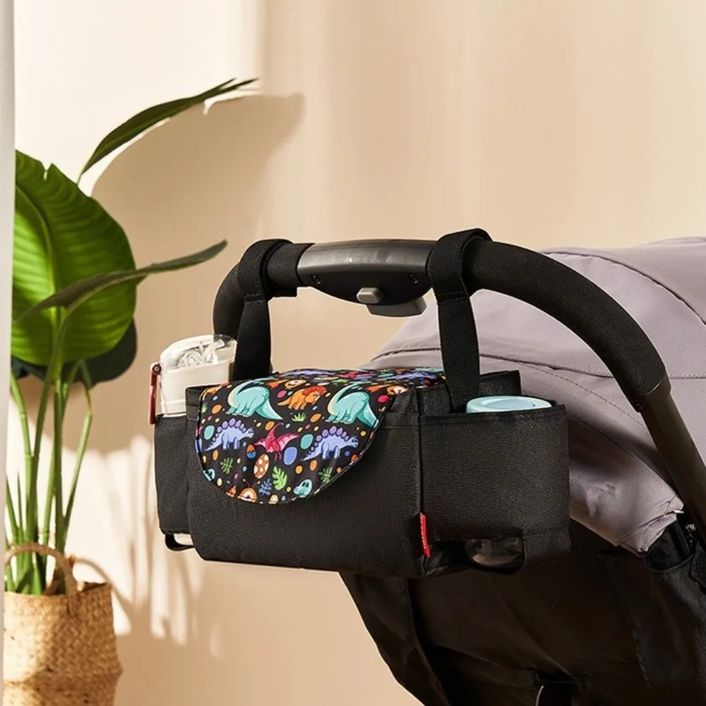 Multifunctional Stroller Organizer Bag Bottle Holder Large Capacity Stroller Hanging Bag Mommy Bag Diaper Bag Pram Storage Bag