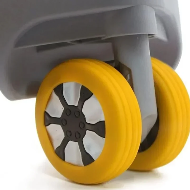 Suitcase Wheel Cover Silicone Protector Modified Pulley Noise Reduction