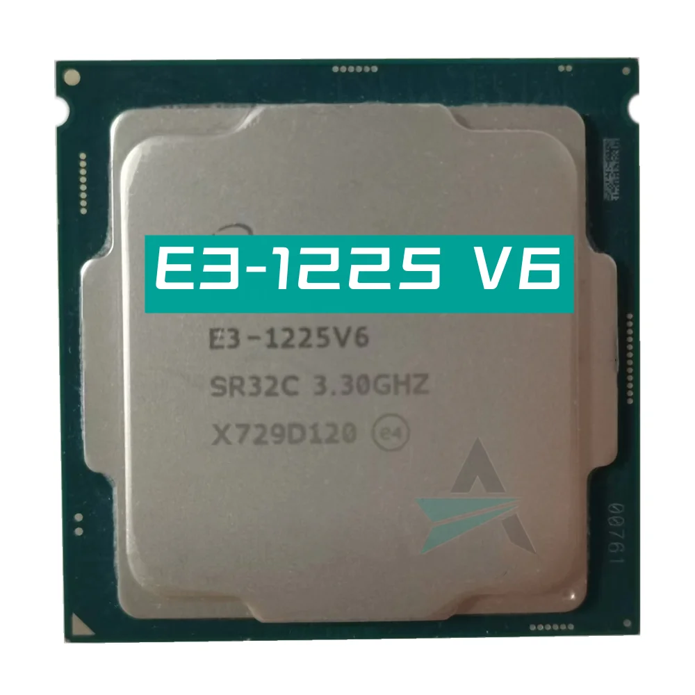 Xeon E3-1225V6 Cpu 3.30Ghz 8M 73W Lga1151 E3-1225 V6 Quad-Core E3 1225 V6 Processore E3 1225 V6 Spedizione Gratuita