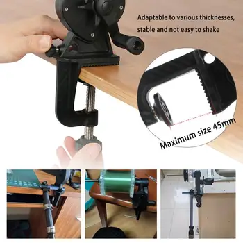 Fishing Lines Winder Lines Spooler For Spools Fishing Reels High-Speed Winding No Twist Spooling Station System Efficient Spools 3