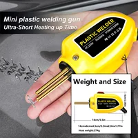 Plastic Welder 100W Heat Gun 200pcs Hot Staplers Plastic Welding Machine Bumper Soldering Iron Staples Car Repair Tools Kit 2