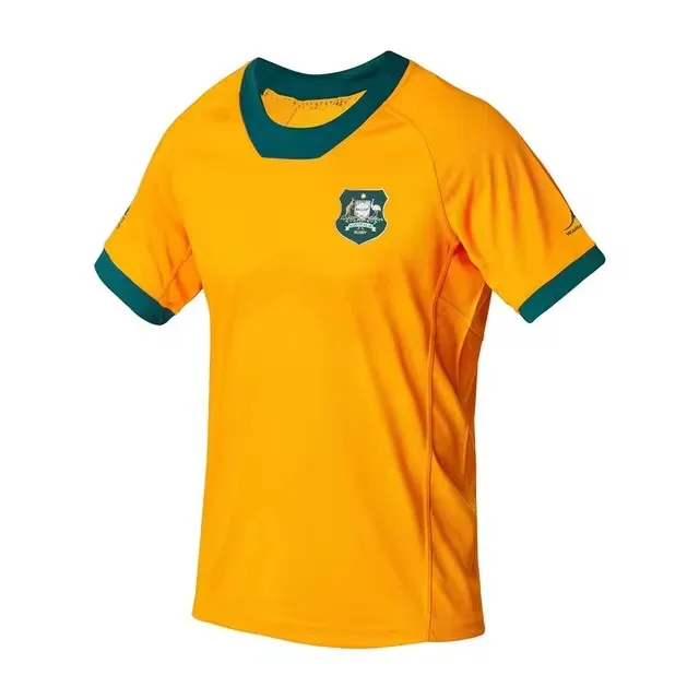 Australian Wallabies Home Jersey MENS INDIGENOUS RUGBY JERSEY size S--5XL