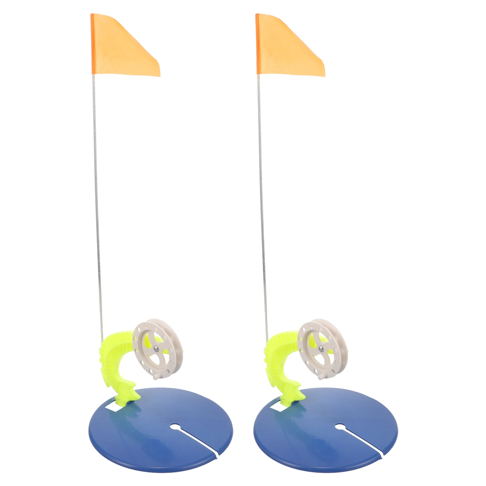 

2Pcs Ice Fishing Winter Ice Fishing Flag Flag Replacement Fishing Pole Braking System for Ice Fishing