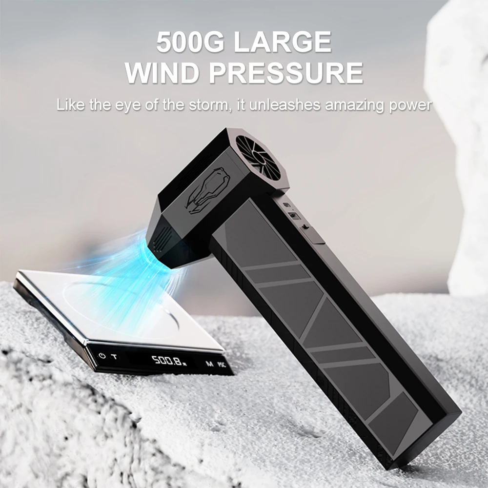 3 in1 Turbo jet fan 10400mAh 180000RPM Powerful Air Blower Vacuum Dust Cleaner Type-C Charging Strong Winds for Car Dryer Clean