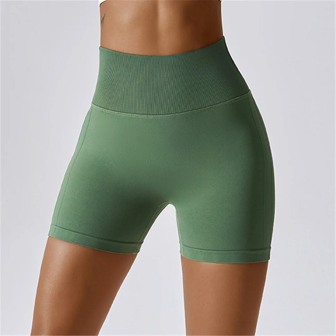 S - XL 14 Colors Fitness Yoga Shorts Sport Shorts Scrunch Butt