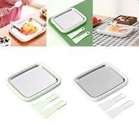 Mini Ice Cream Plate Maker Summer Portable Sweet Roller Pan for Buffet Birthday Gift Housewarming Families Smoothie Making 1