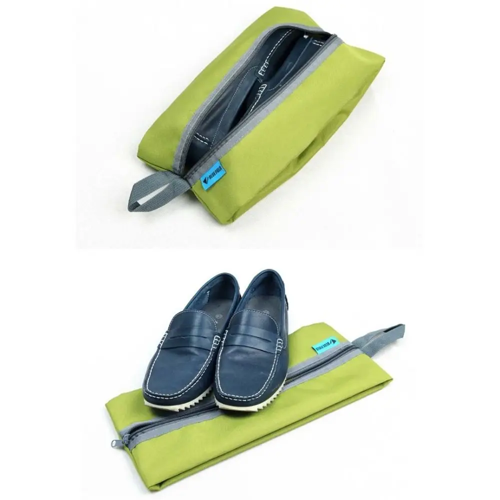 Waterproof Camping Storage Bags Shoe Storage Oxford Nylon Outdoor Sundries Bag Ultralight Zipper Close Hiking Organizing Case