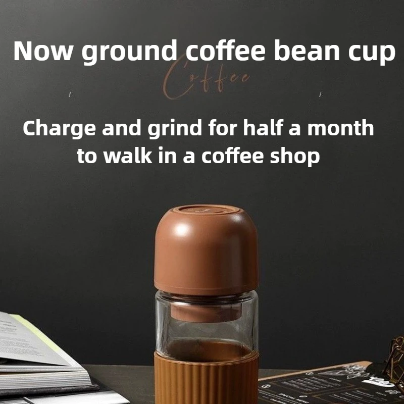 Automatic Grinding Integrated Coffee Machine Portable Multi-function Capsule Coffee Machine High Temperature Glass Household
