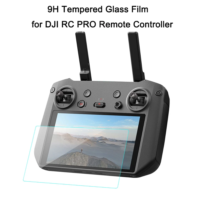 2Pcs Hd Film Per Dji Mavic 3 Pro/Mavic 3 Cine Per Dji Rc Pro Control Screen Protector 9H Pellicola In Vetro Temperato Accessori Per Droni