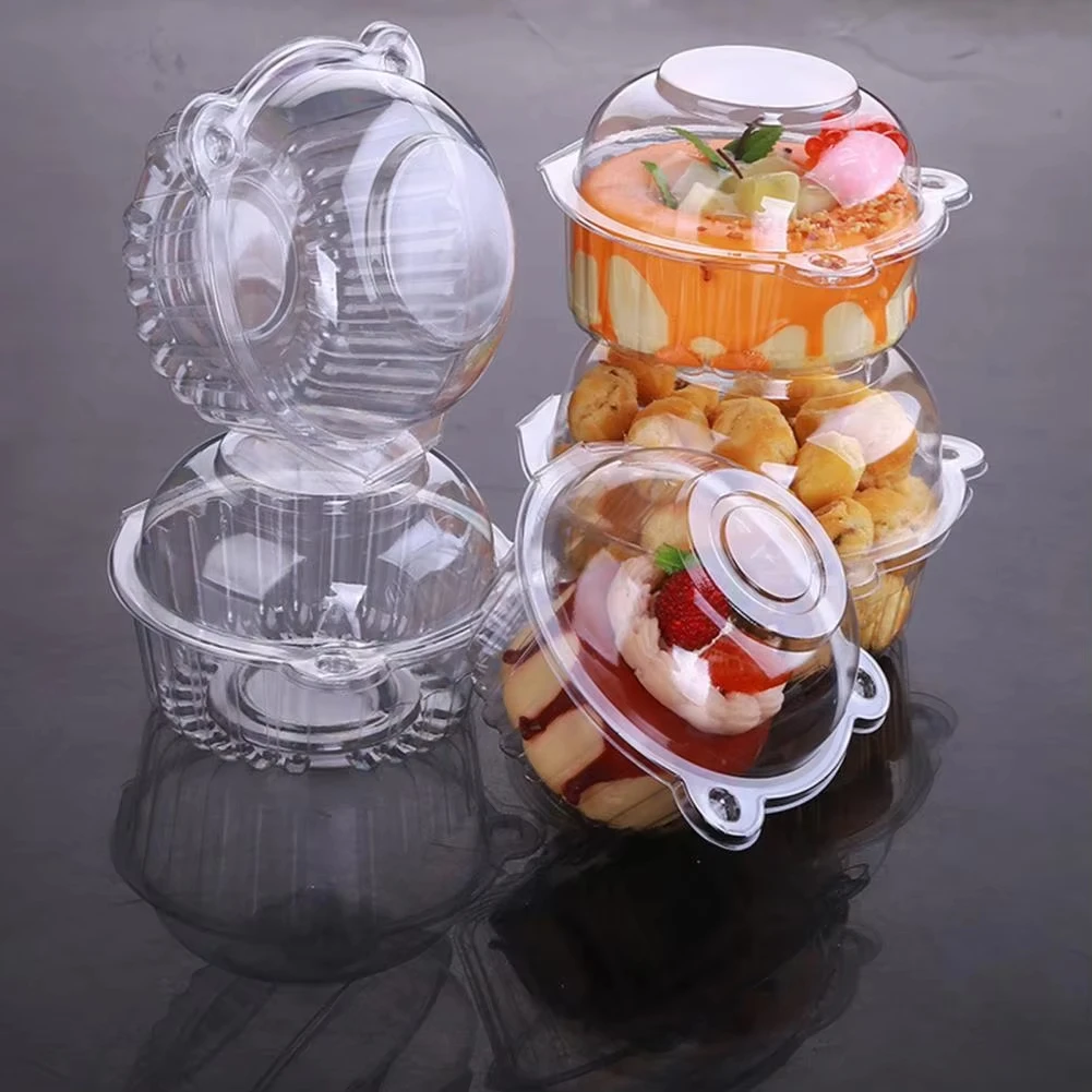 20/40pcs Cupcake Packaging Boxs Cake Box Wedding Muffins Dessert Disposable Container Party Picnics Christmas Decor