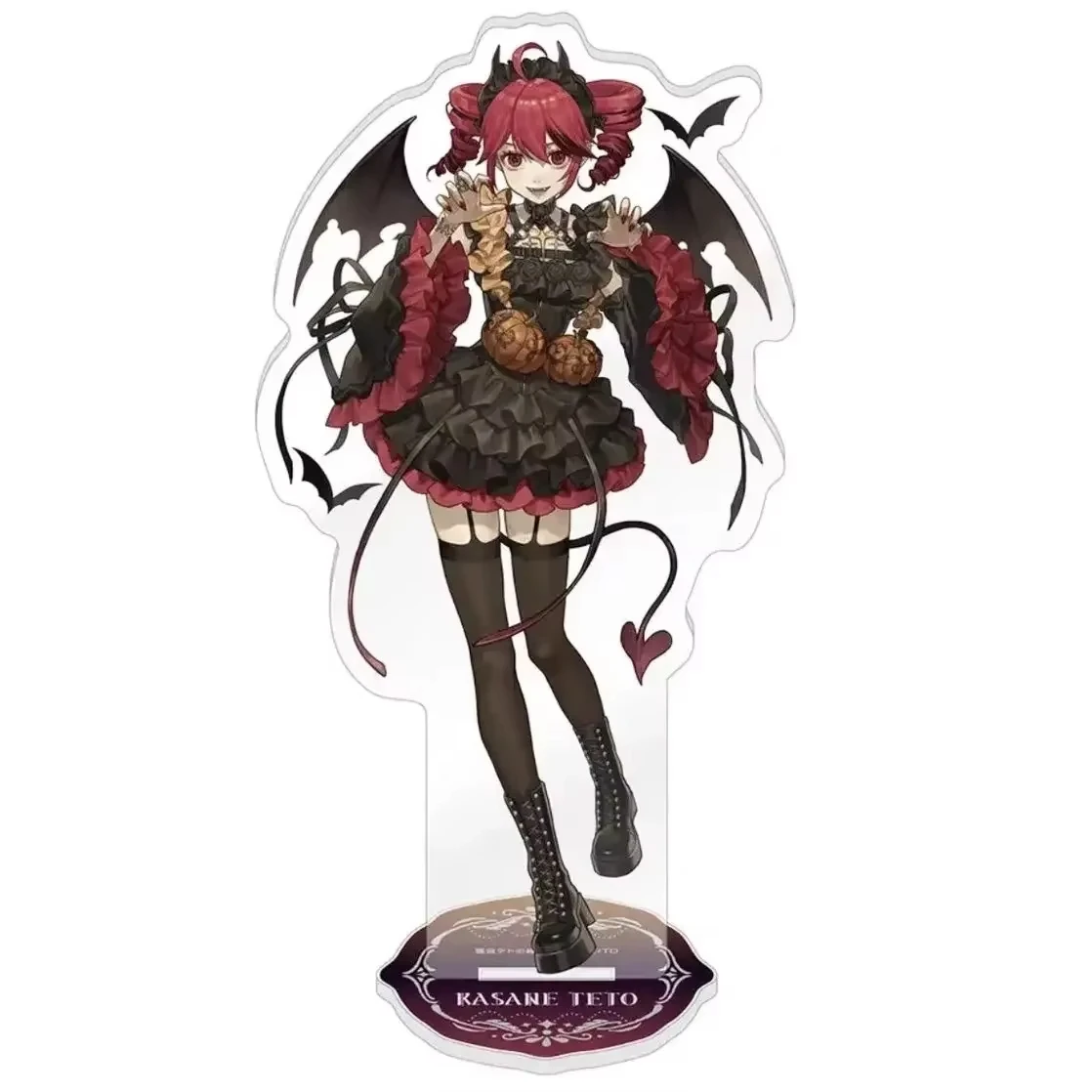 Elegant Kasane Teto Anime Figure Acrylic Stand Decor and Accessories