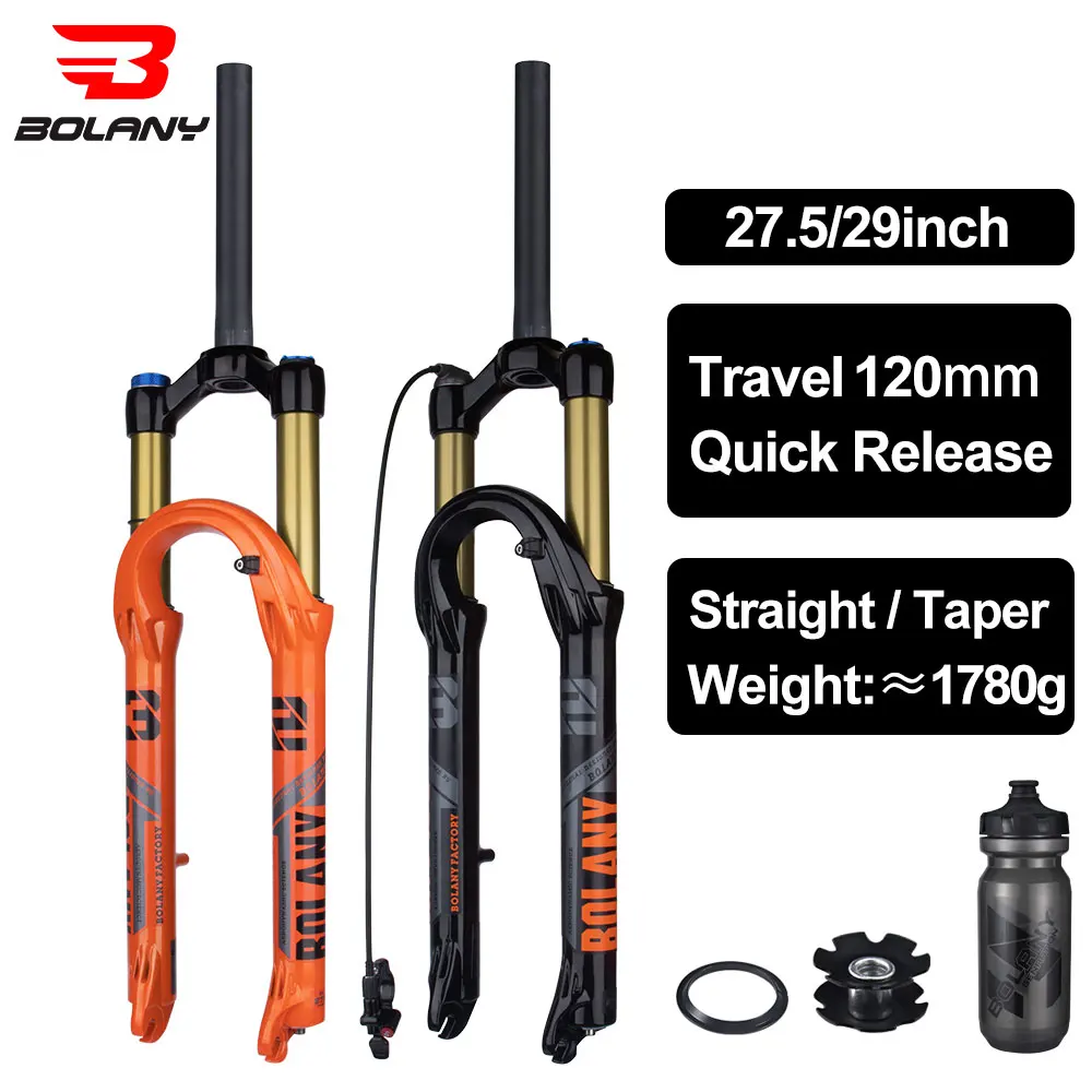 Magnesium Alloy Bicycle Air Fork Magnesium Alloy Mtb Front Fork New