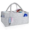 Tote Bag For Mommy Baby Diaper Storage Organizer Baby Stroller Tote Basket Felt Fabric Bag Multifunctional Felt Diaper Bags 1