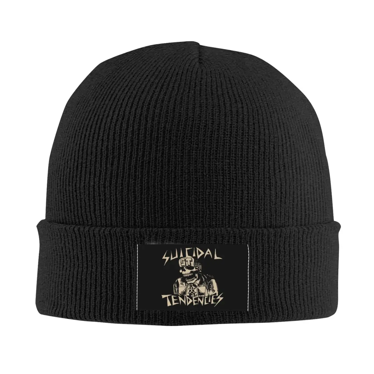 

Suicidal Tendencies Band Beanie Hat For Unisex Vintage Skeleton Warm Skullies Knitted Caps