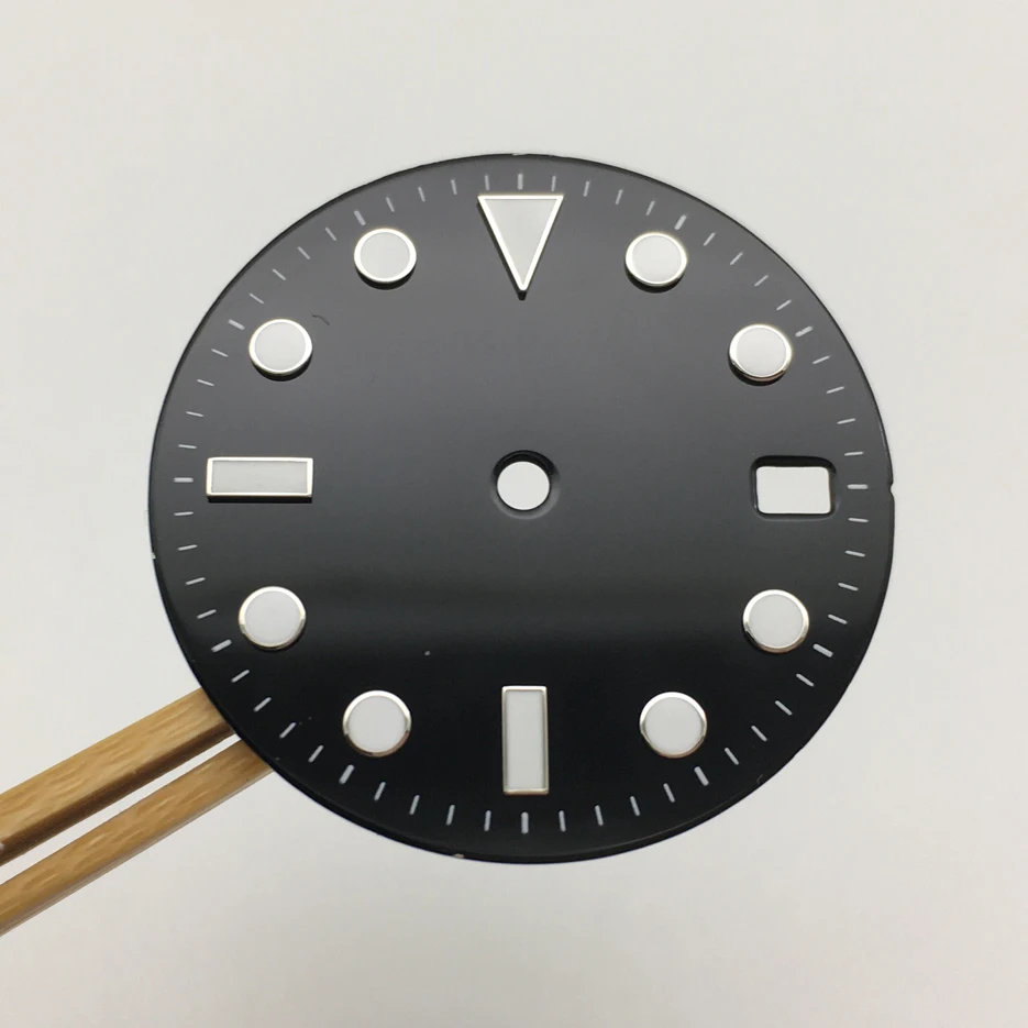 

No Logo 28.5mm Watch Dial Replacement, Modified Dial, Luminous Face, for NH35A Movement BB5 Men Watch Accessories