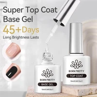 BORN PRETTY 10ml Super Top Coat No Wipe Top Base Matte Top Coat Enhancer Varnish Semi Permanent Soak Off UV LED Nail Gel Polish 2