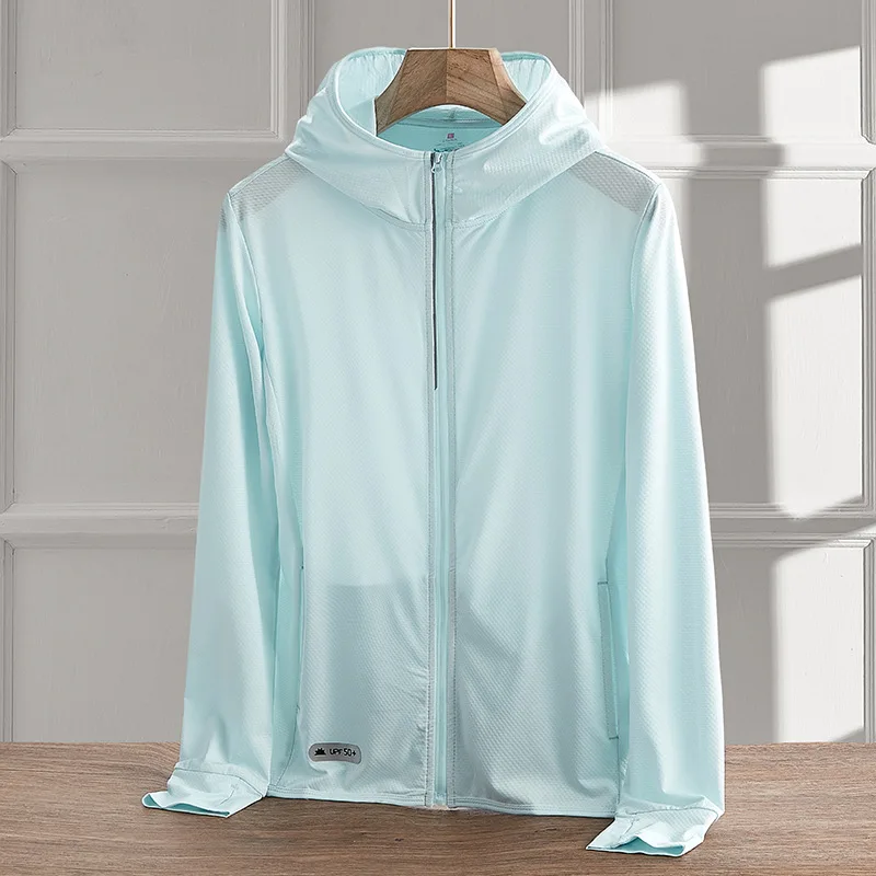 

UV Sun Protection Clothing Women's Zip Up Hoodie Long Sleeve Ice Silk Sweatshirt Outdoor Clothes Fishing Running Hiking Jacket