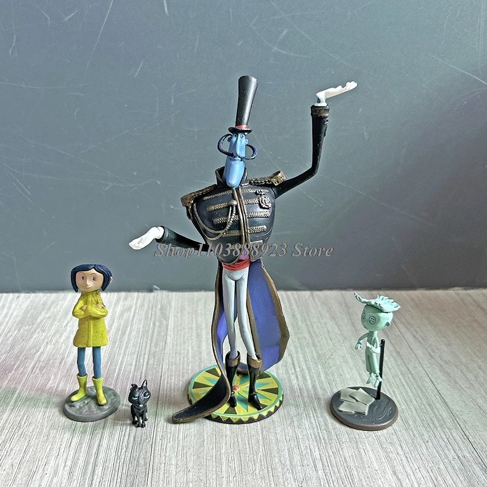 Anime Coraline Charlie Jones ‌ Figur Mr. Jones ‌ Geistervater ‌ Charakter Coraline & die Geheimtür Figur Modell Spielzeug Geschenke