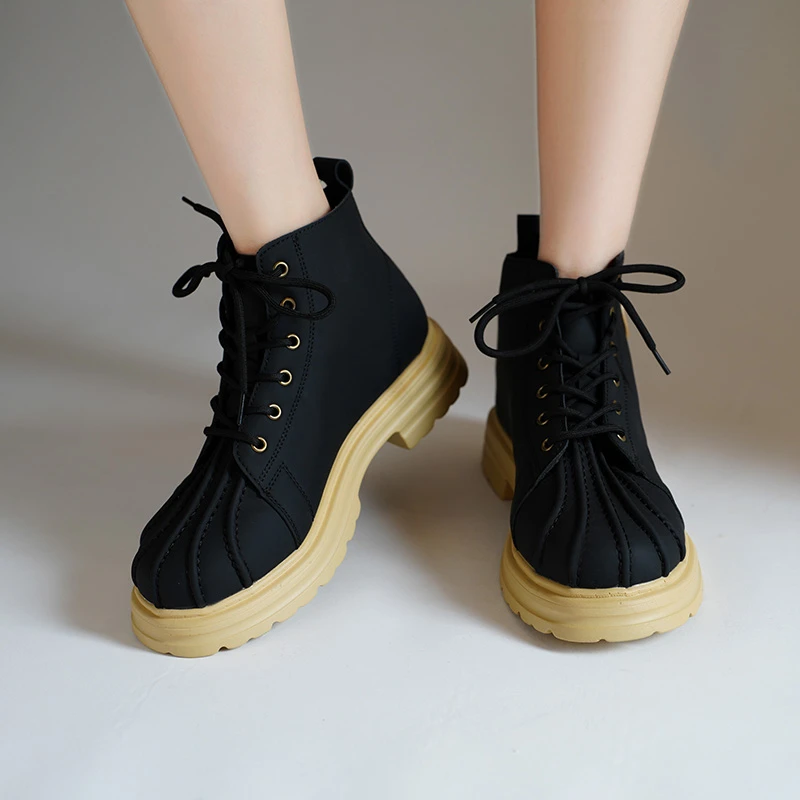 Ankle Boots for Women 2023 Winter Women's Boots Non-slip Thick-soled Hiking Boots Plus Size 44 Women and Men Casual Short Boots